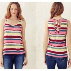 Anthro Deletta Double Tie Back Tank